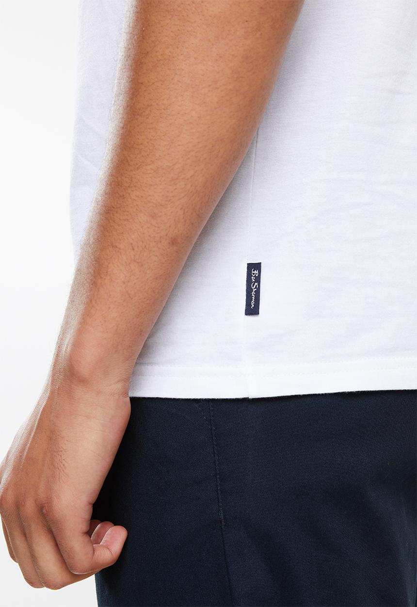 Ben Sherman - Target tee - whiteDNU