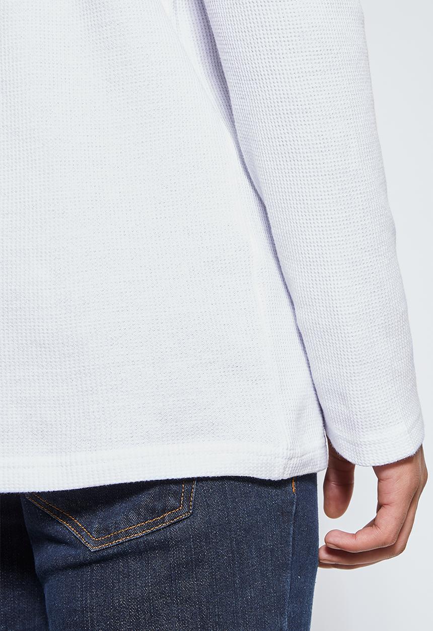 Superbalist - Textured pocket tee - white