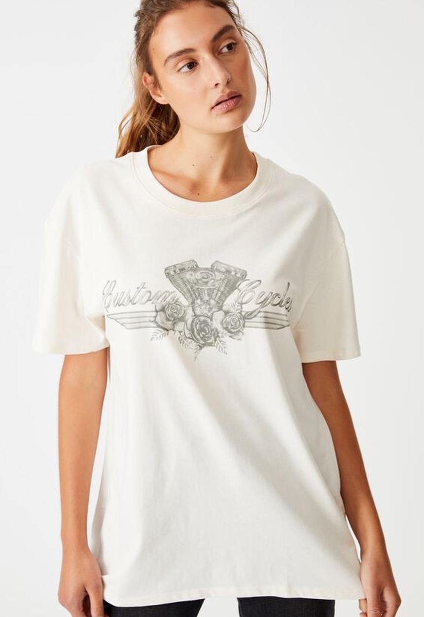 Cotton On - The original graphic tee - white sand