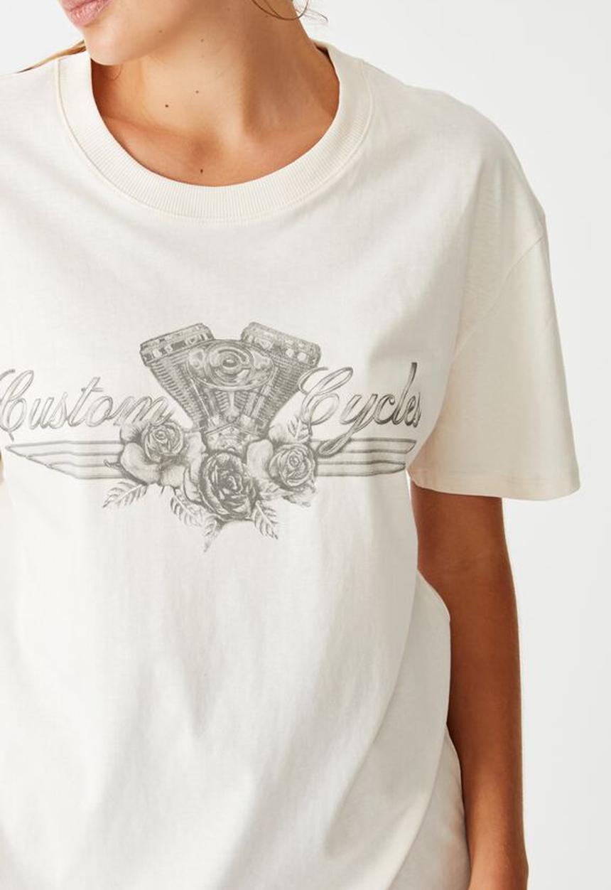 Cotton On - The original graphic tee - white sand