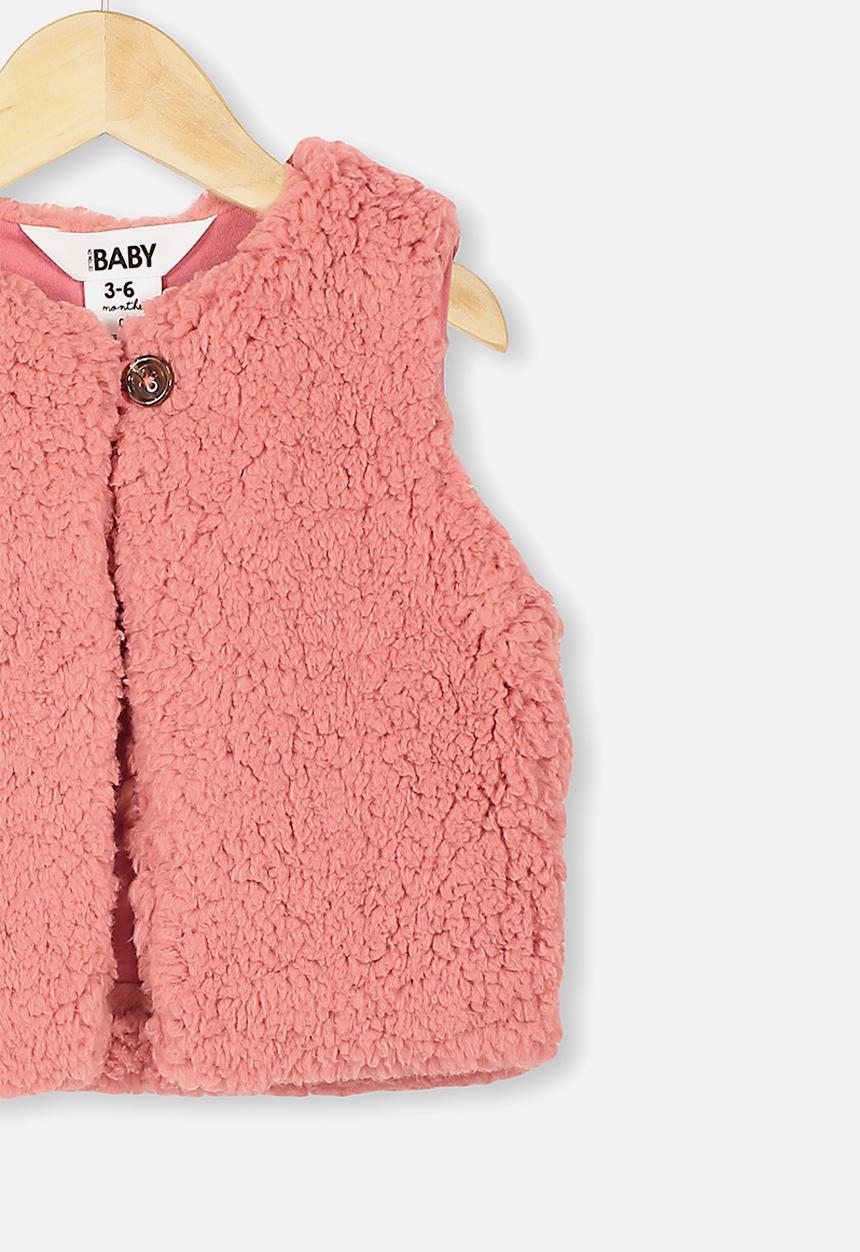 Cotton On - Alex vest - rusty blush
