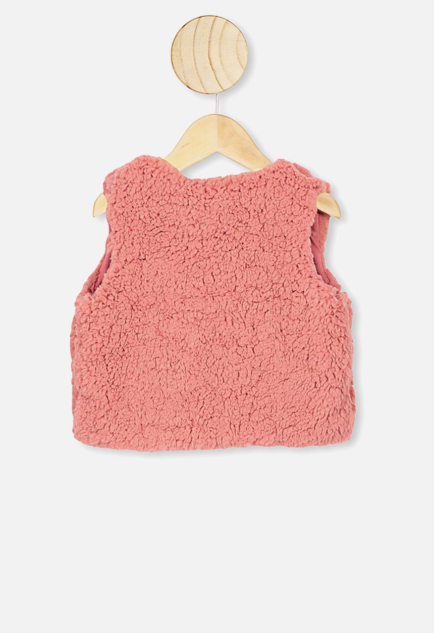 Cotton On - Alex vest - rusty blush