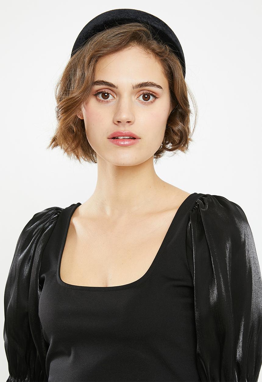 Glamorous - Square neck blouse - black