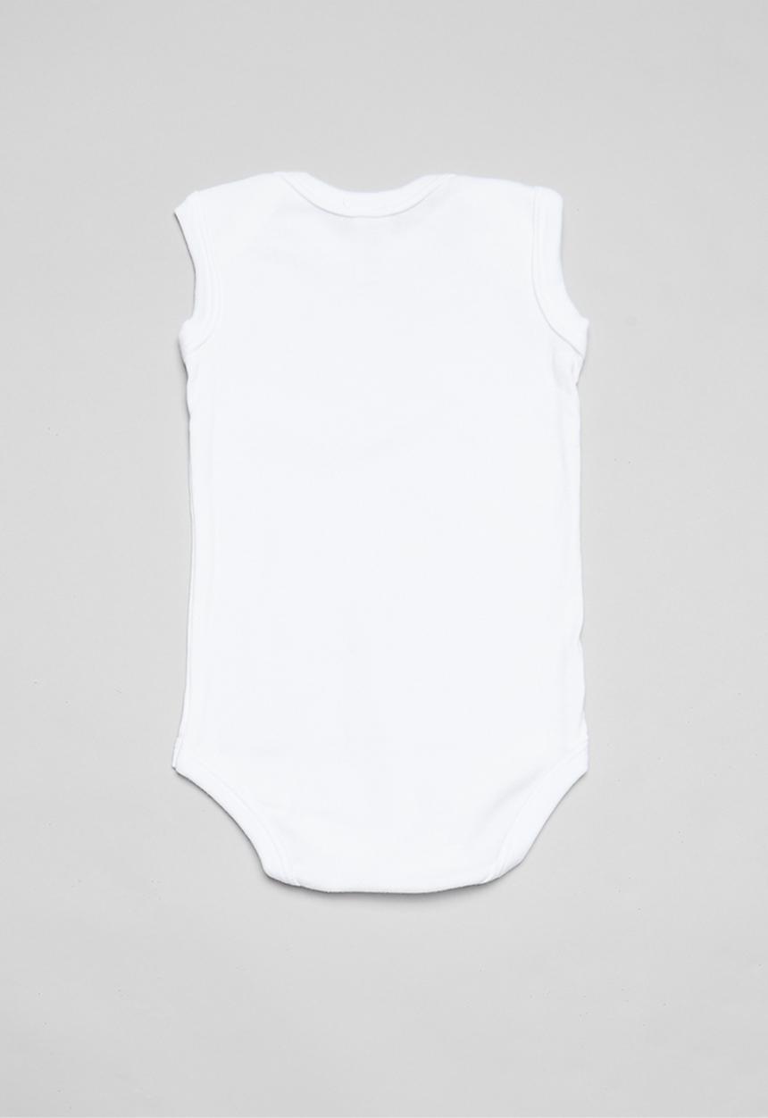 Pop Candy - 3pk sleeveless bodyvest - white