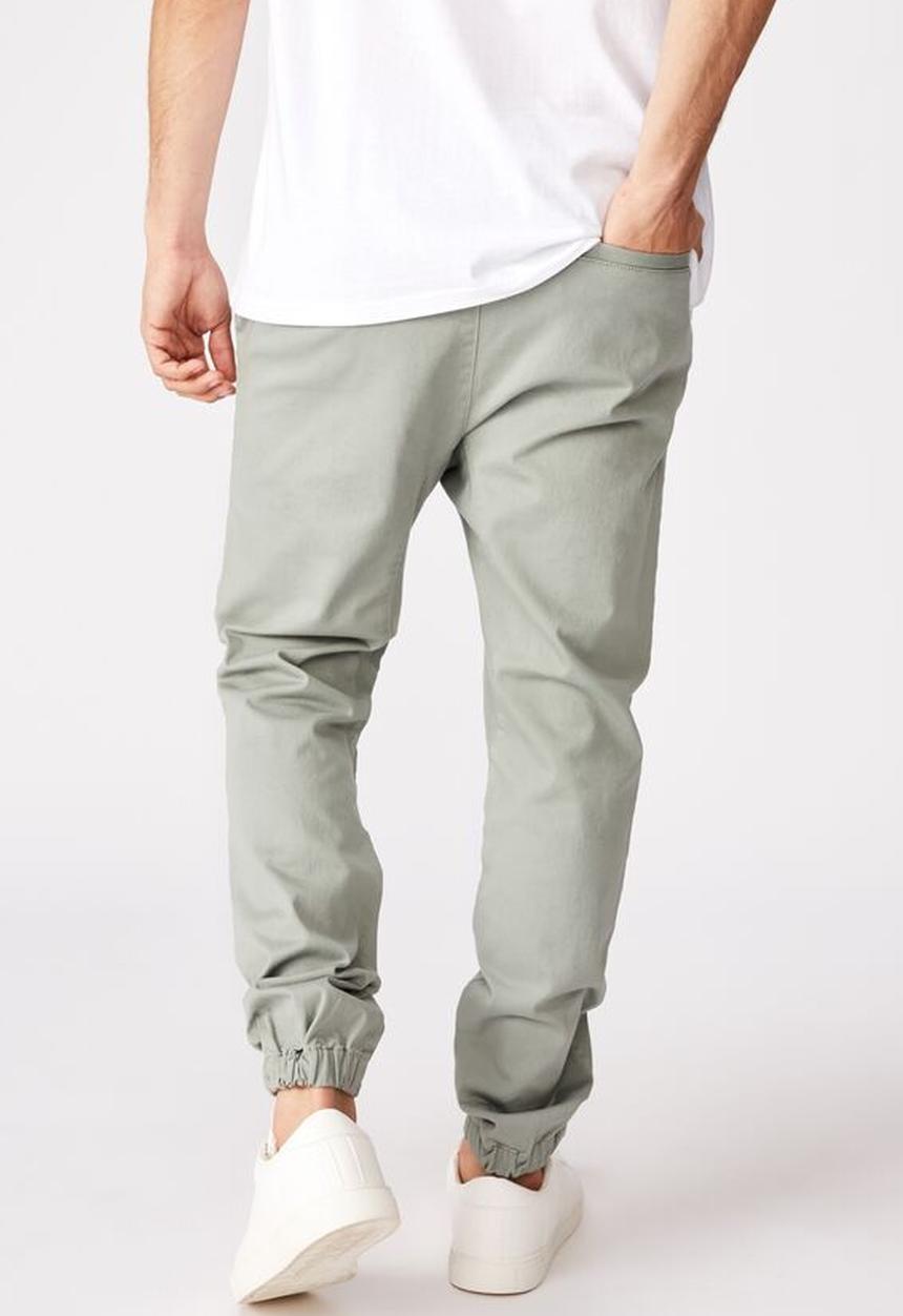 Cotton On - Drake cuffed pant - mist grey
