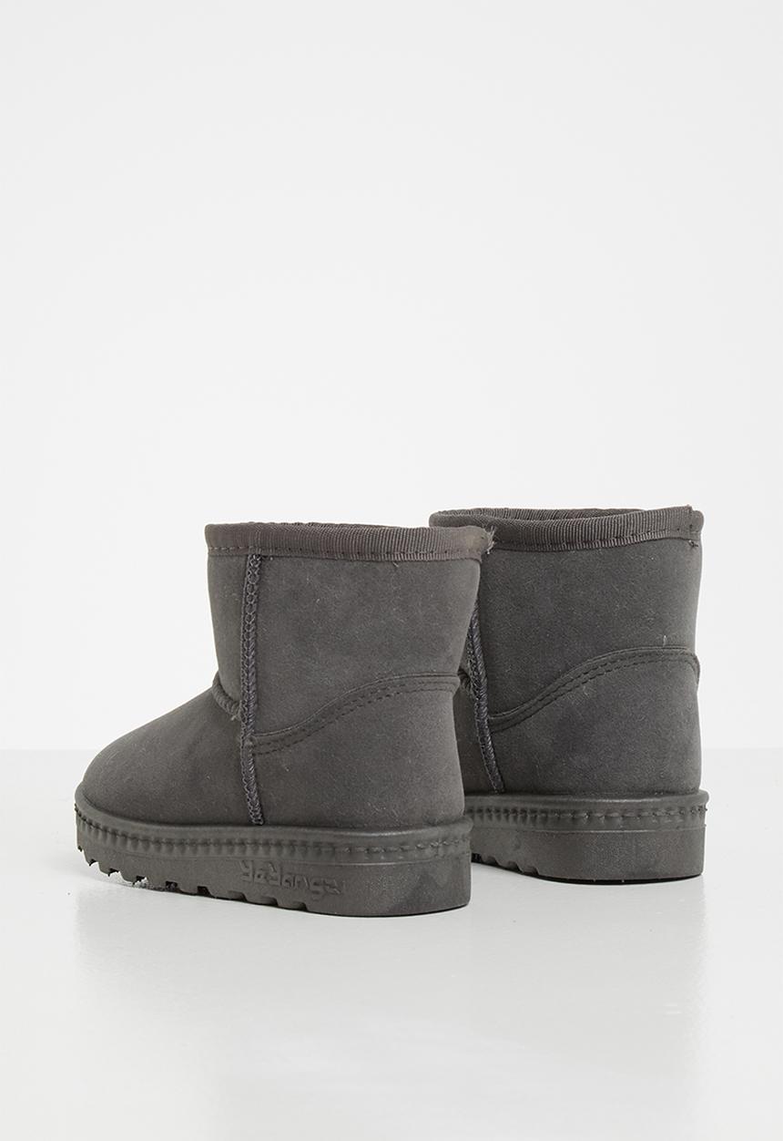 Pop Candy - Faux suede boot - grey