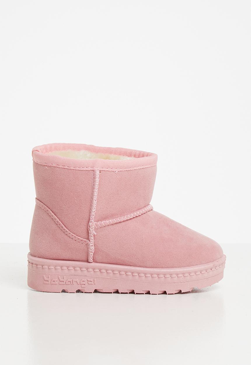 Pop Candy - Faux suede boot - pink