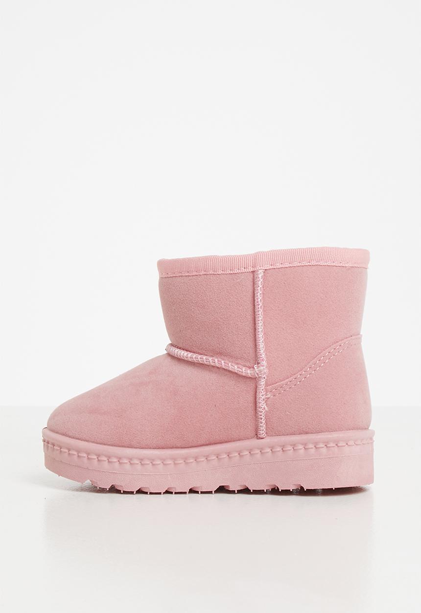 Pop Candy - Faux suede boot - pink