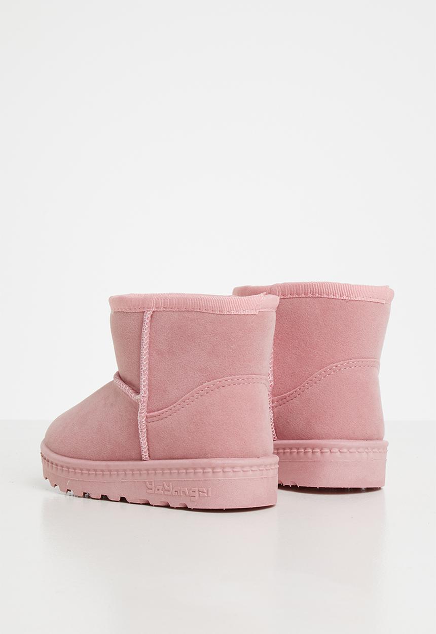 Pop Candy - Faux suede boot - pink