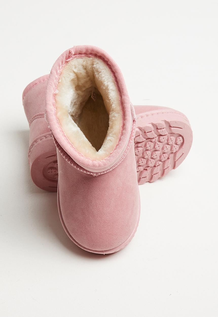 Pop Candy - Faux suede boot - pink