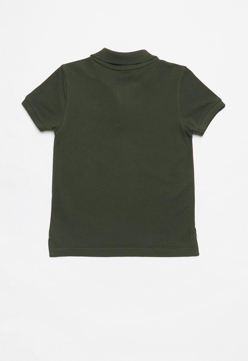 POLO - Boys Austin short sleeve golfer - olive