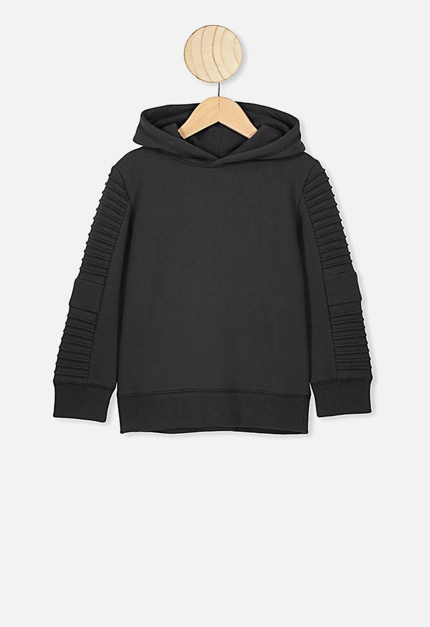 Cotton On - Moto hoodie - black
