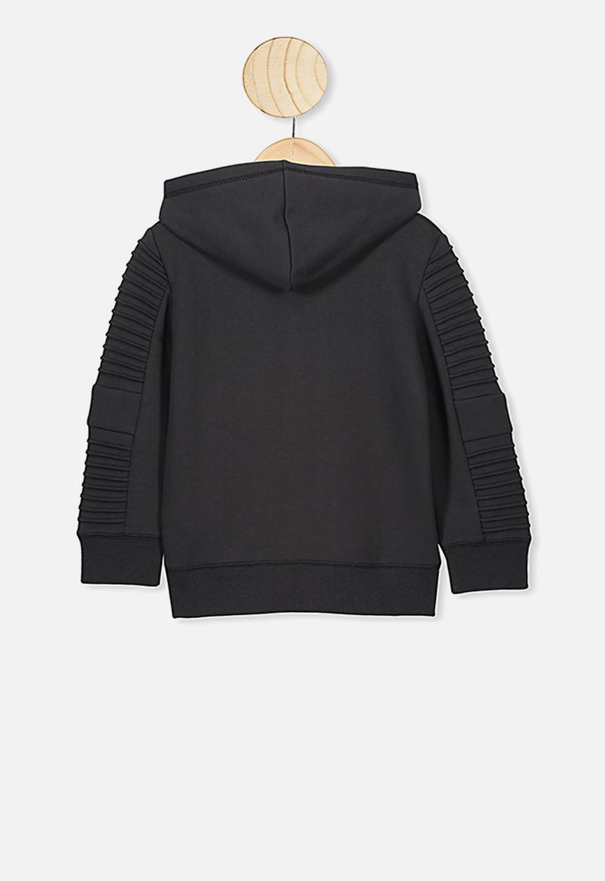 Cotton On - Moto hoodie - black