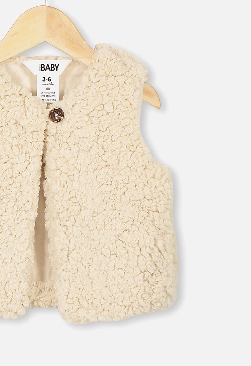 Cotton On - Alex vest - dark vanilla