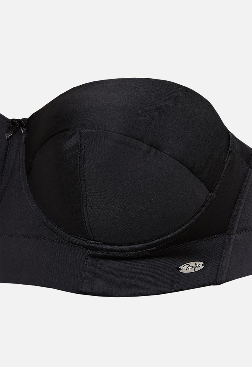 Playtex - Multiway longline strapless bra - black