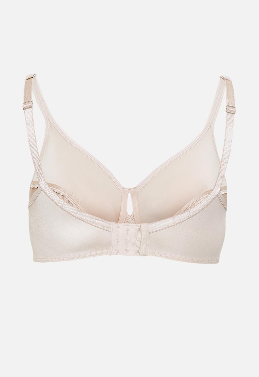 Playtex - Shimmer twin pack bra extended - black & neutral