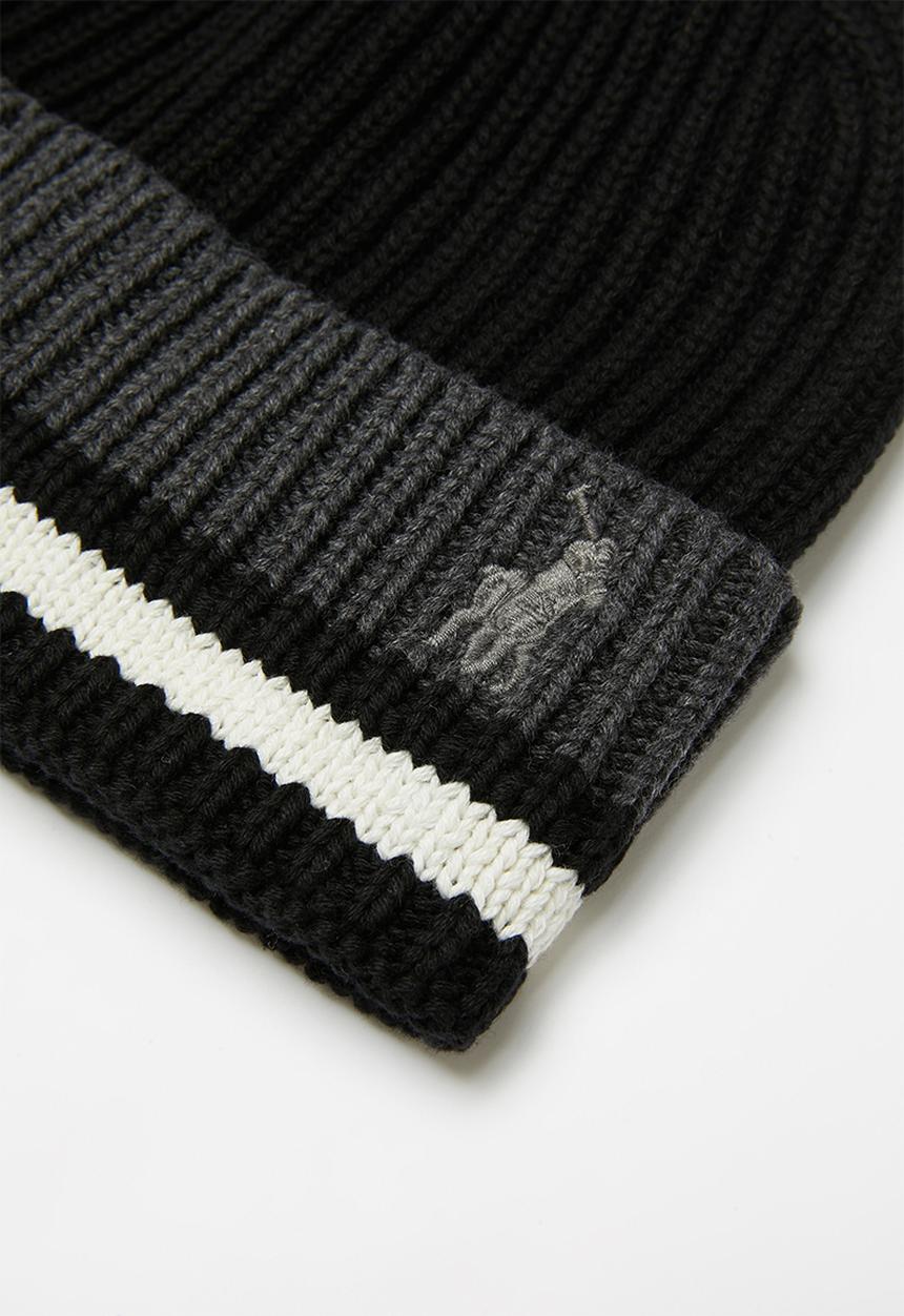 POLO - Earl stripe ribbed beanie - multi