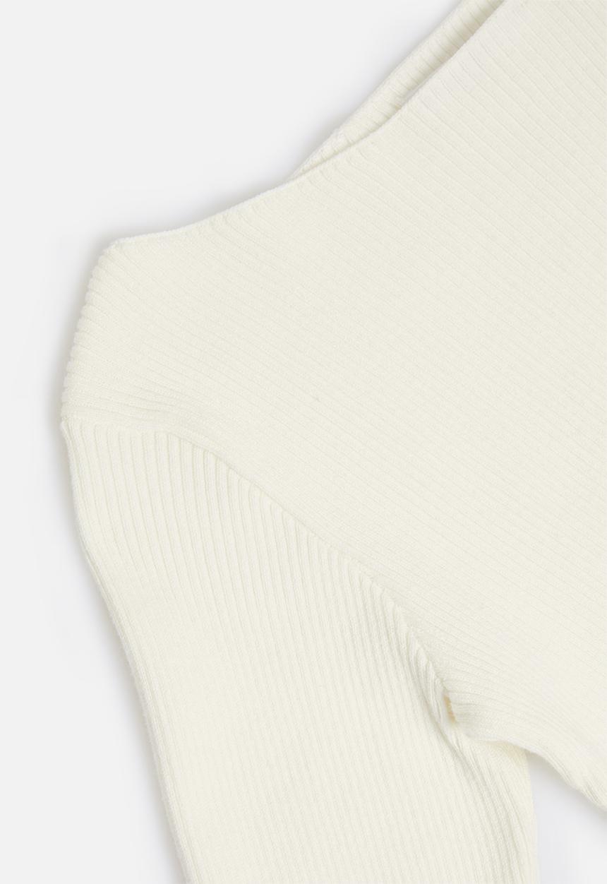 Glamorous - Petite high neck jumper - off white