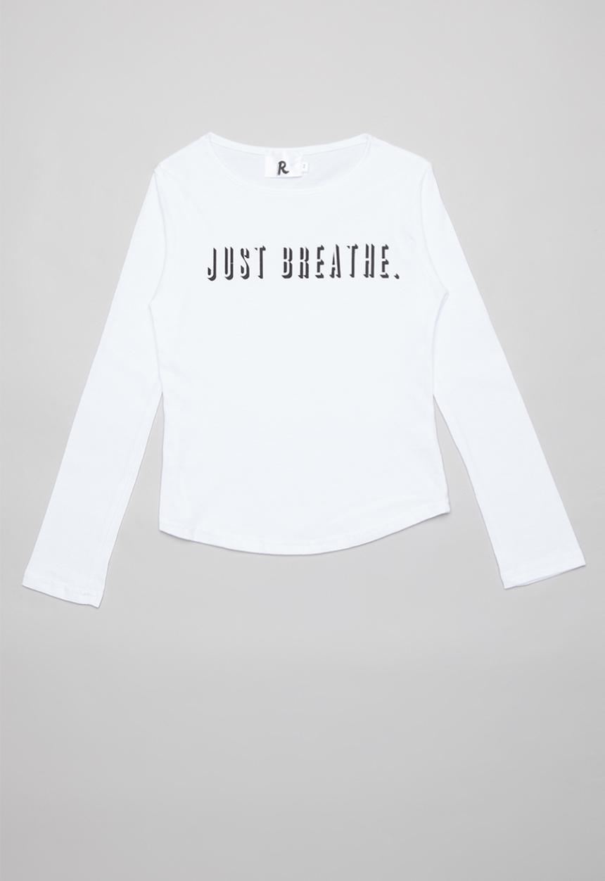 Rebel Republic - Girls printed tee - white