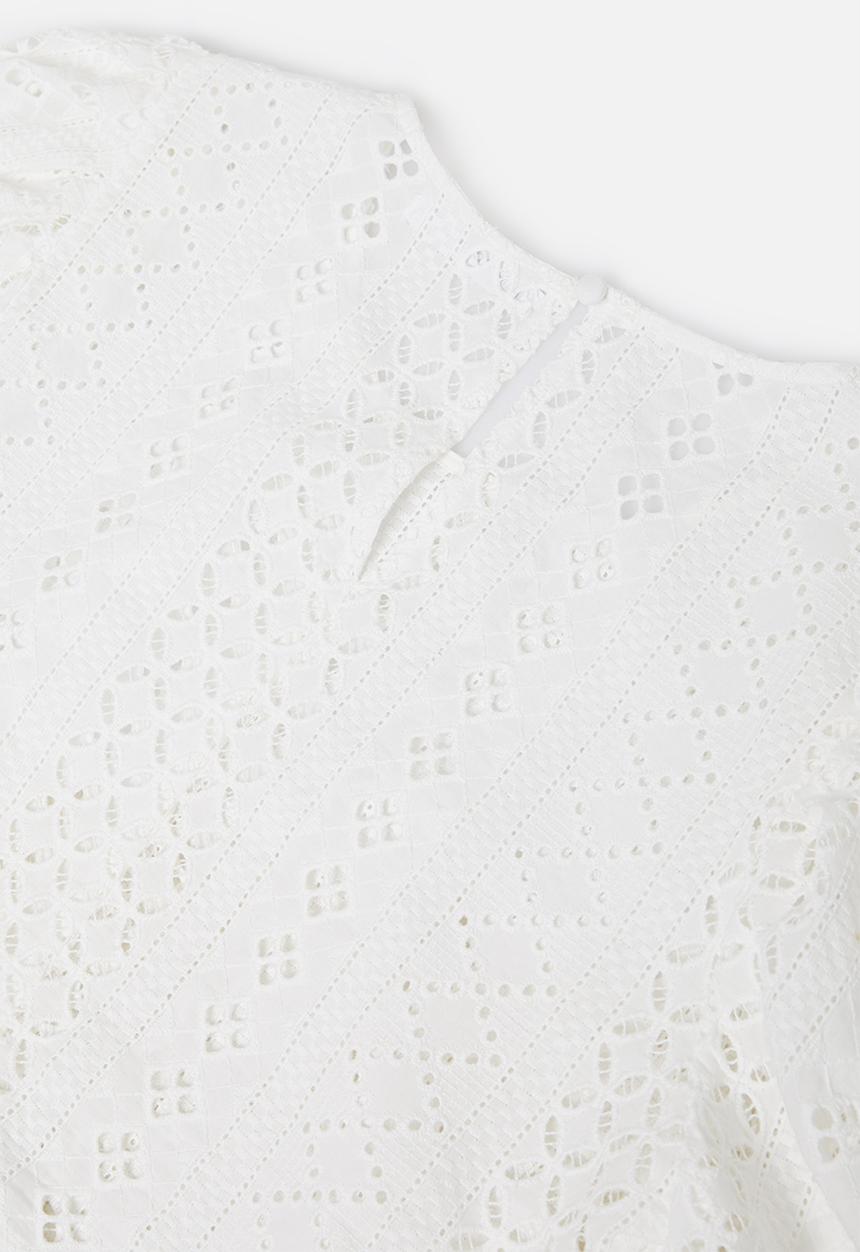 Glamorous - Petite anglaise blouse - white