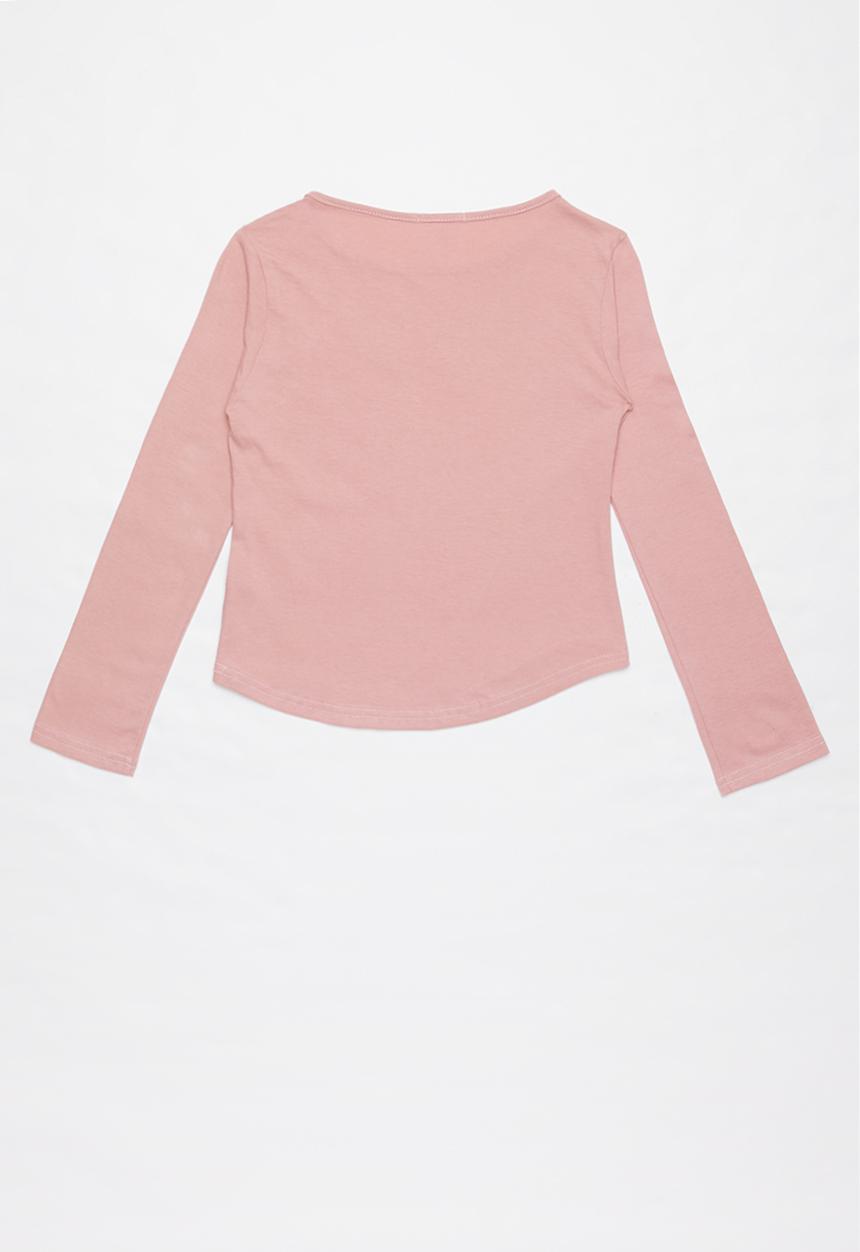 Rebel Republic - Girls printed tee - pink