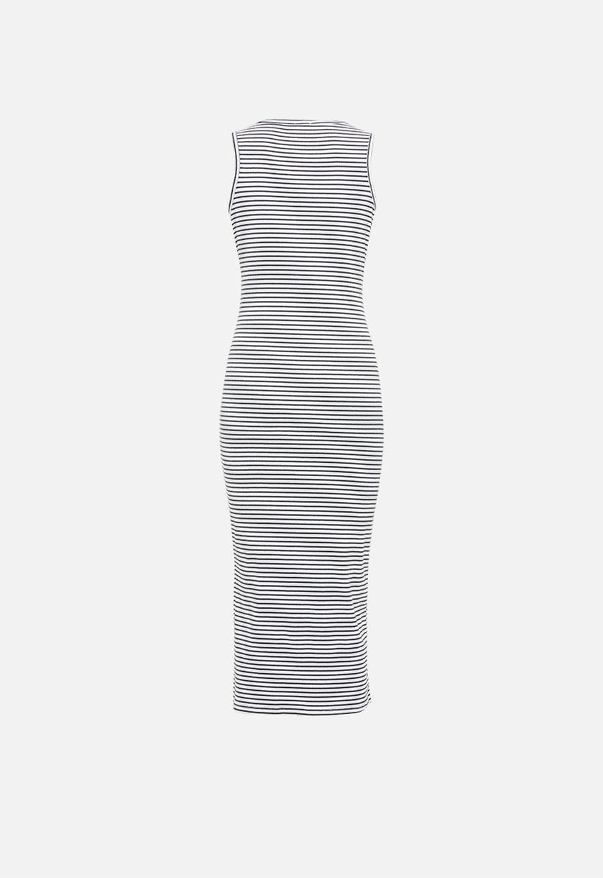 Cotton On - Maternity Henley maxi dress lulu stripes - charcoal & white 