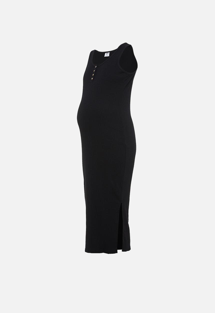 Cotton On - Maternity Henley maxi dress - black