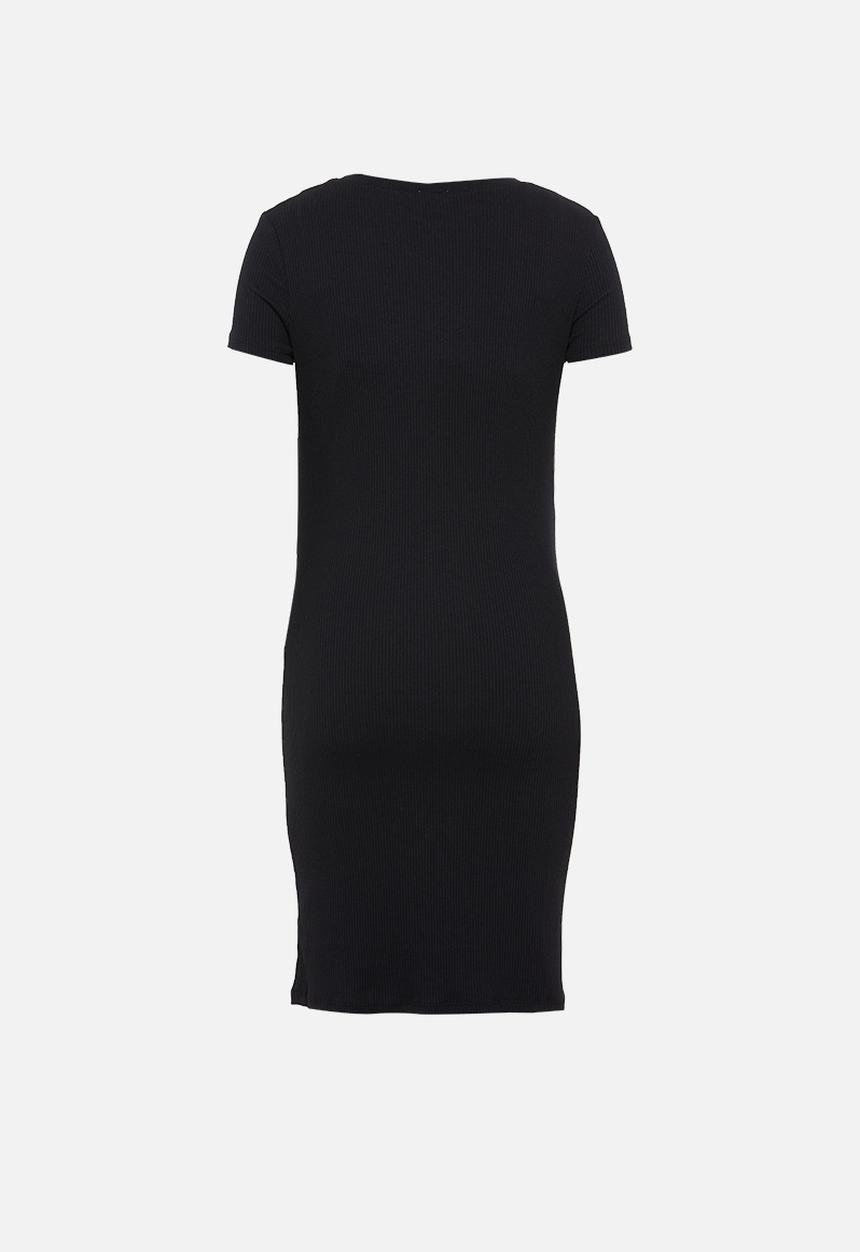 Cotton On - Maternity rouched short sleeve dress - black