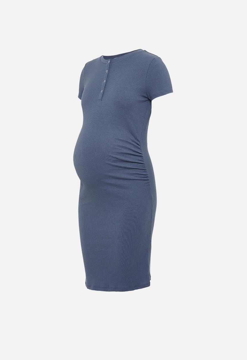 Cotton On - Maternity rouched short sleeve dress - grisaille 