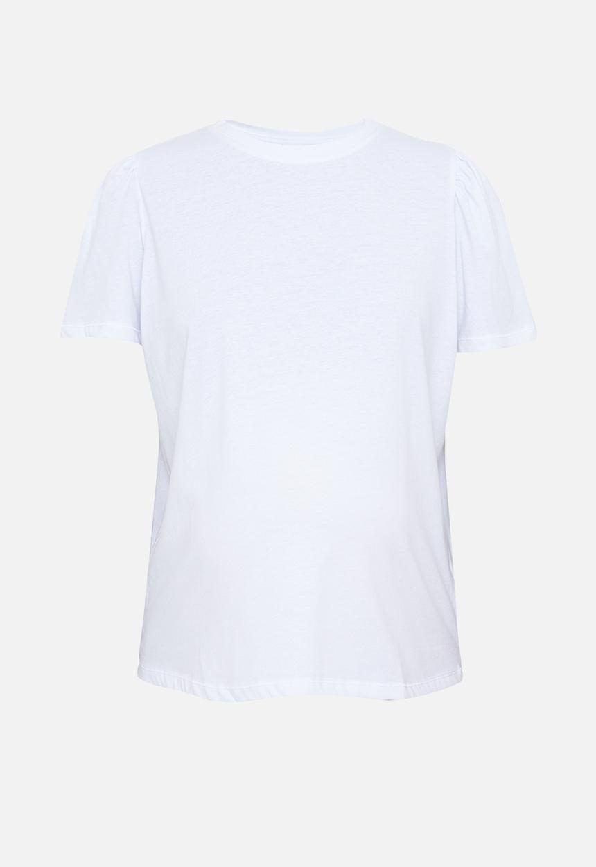 Cotton On - Maternity puff sleeve short sleeve top - white
