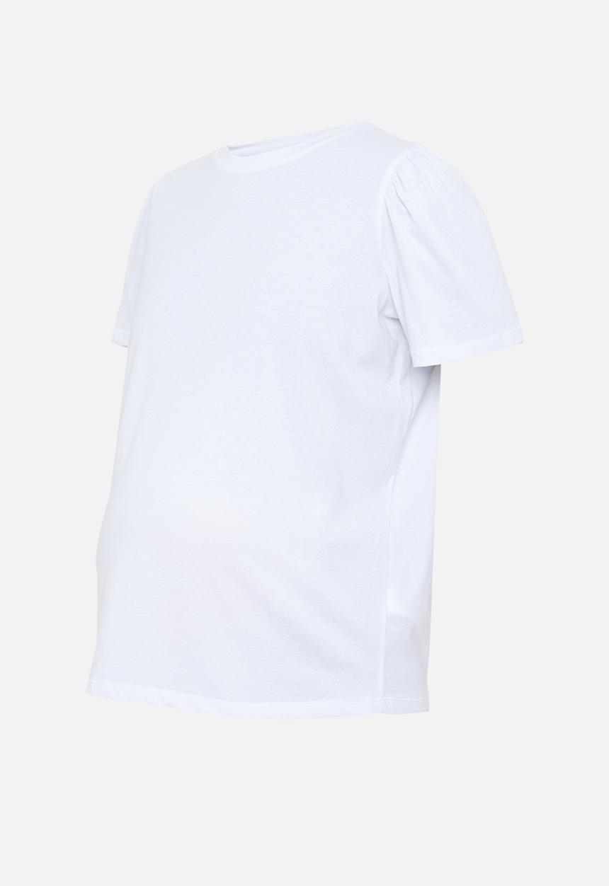 Cotton On - Maternity puff sleeve short sleeve top - white