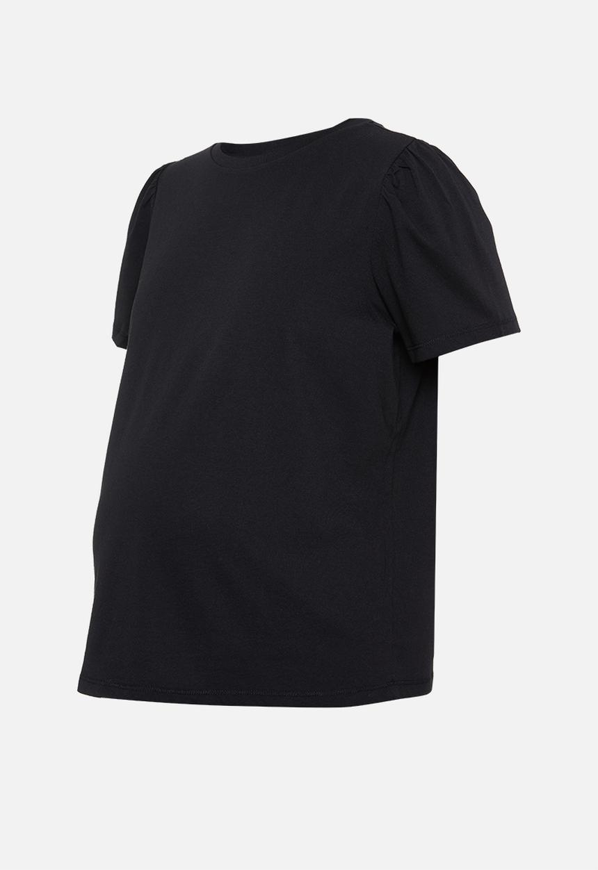 Cotton On - Maternity puff sleeve short sleeve top - black