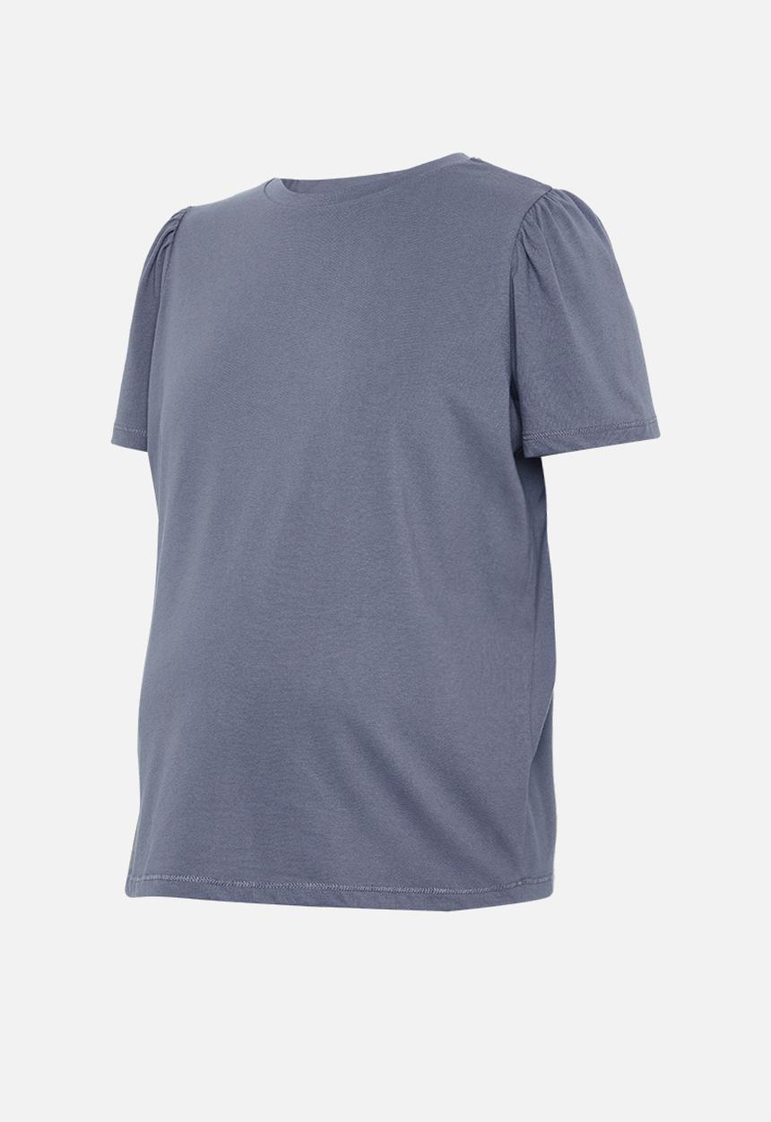 Cotton On - Maternity puff sleeve short sleeve top - folkstone grey