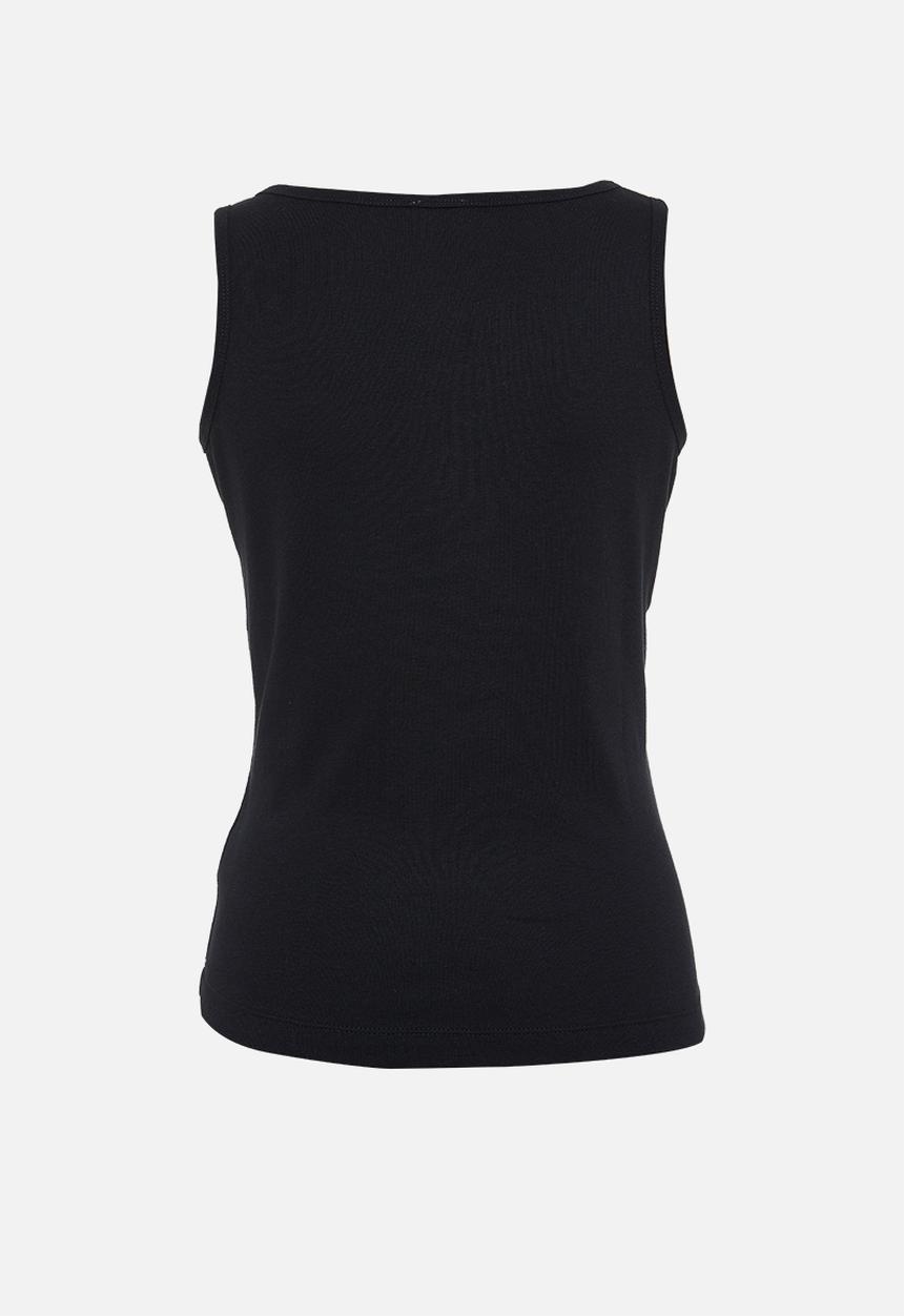 Cotton On - Maternity front placket singlet - black