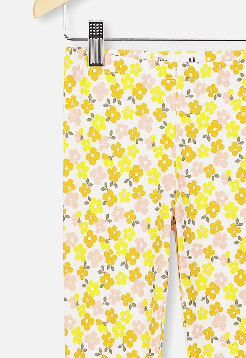 Cotton On - Huggie tights -  yellow & white 