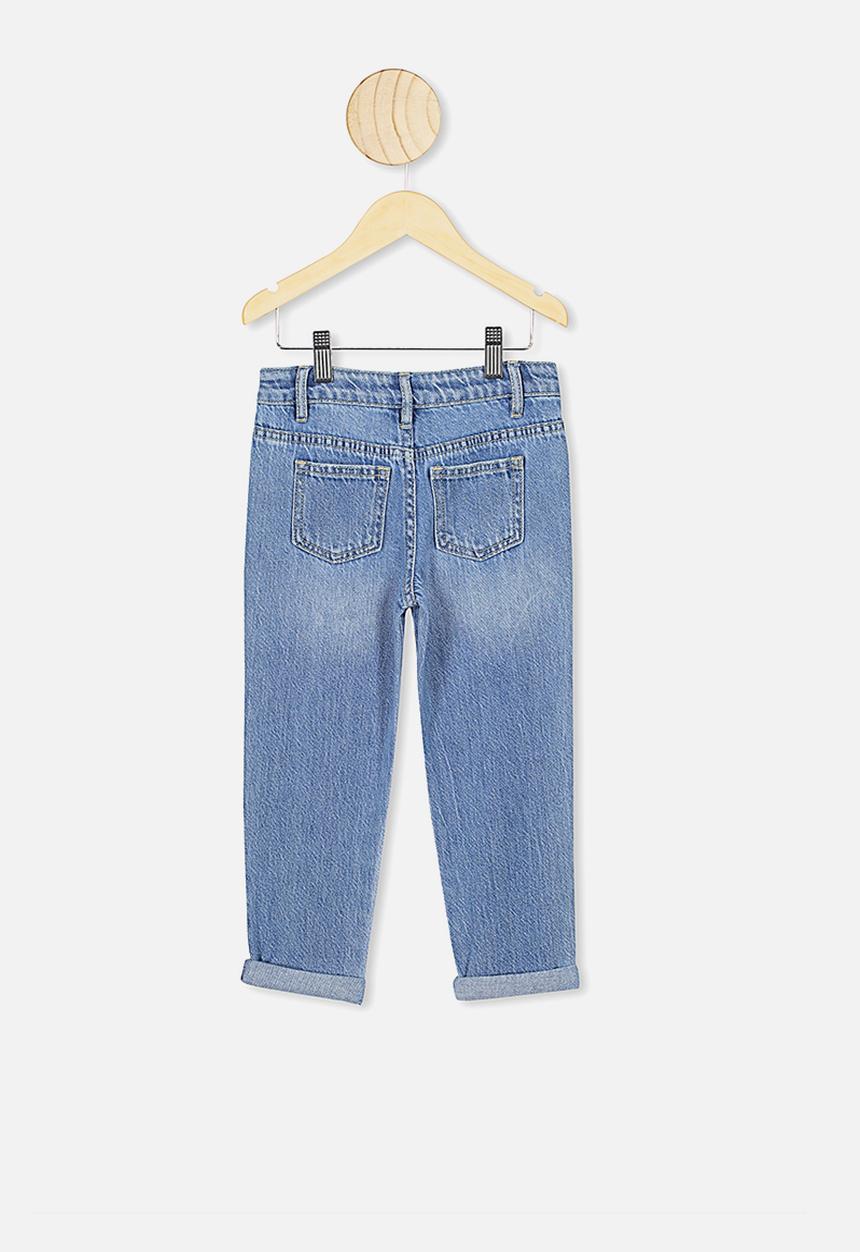Cotton On - Brooke slouch yoke jean - blue
