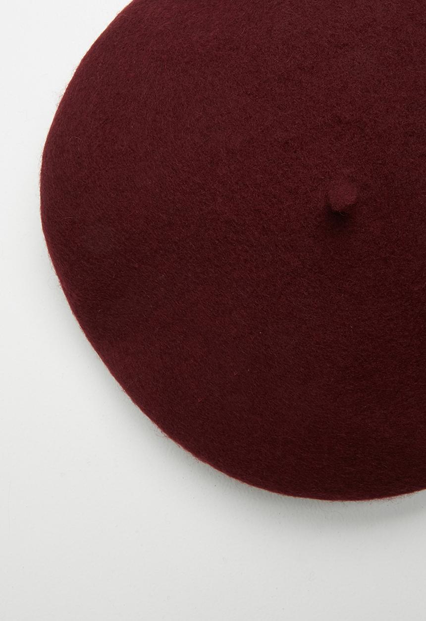 edit - Natalia beret - red