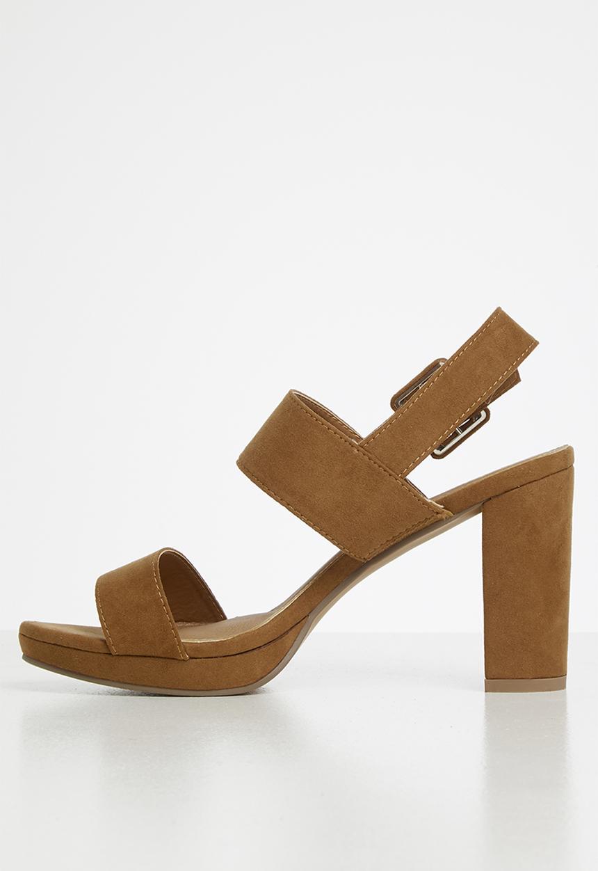 Cotton On - Carnelian platform - tan