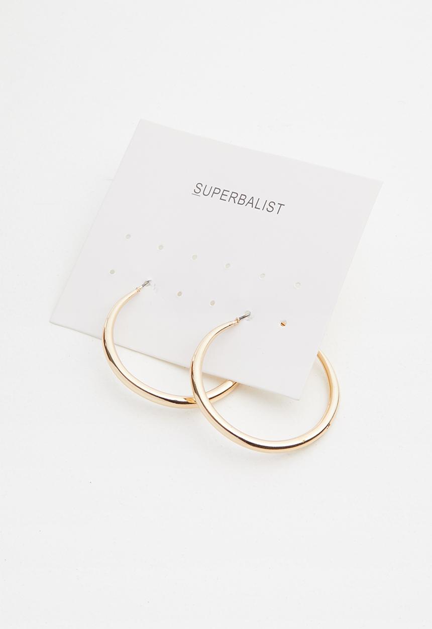 Superbalist - Keisha hoop earrings - gold