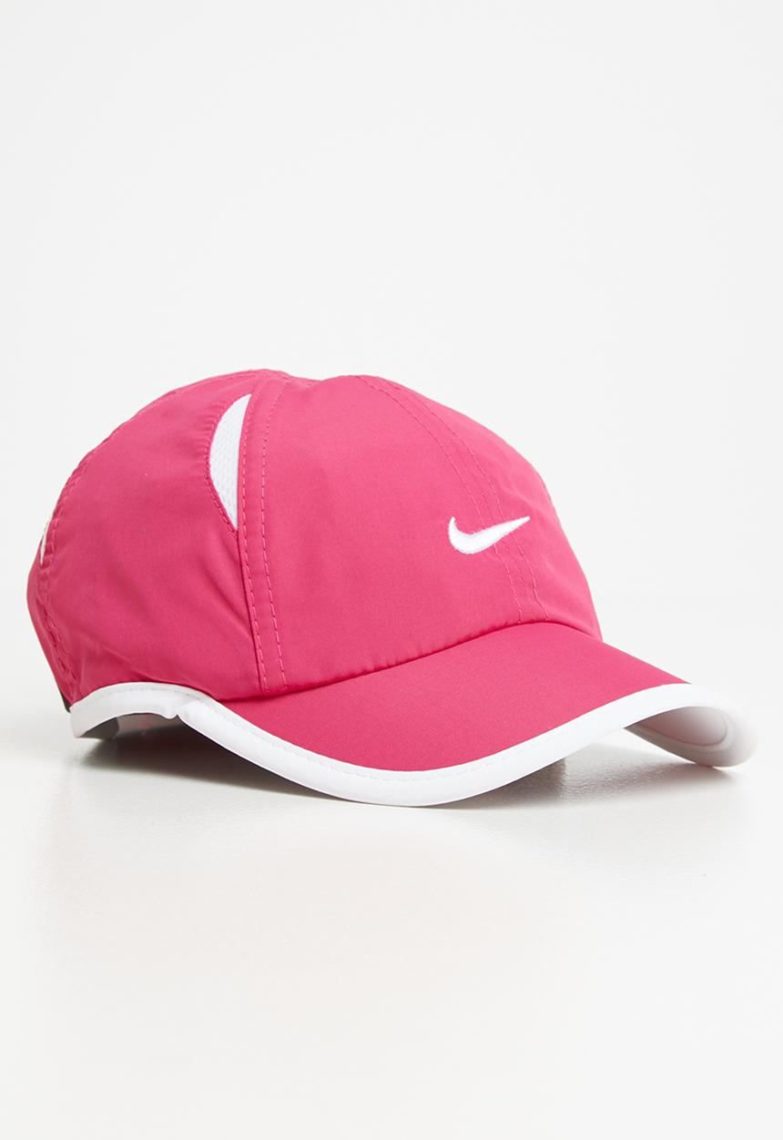 Nike - Nab drifit feather lt cap - pink & white 