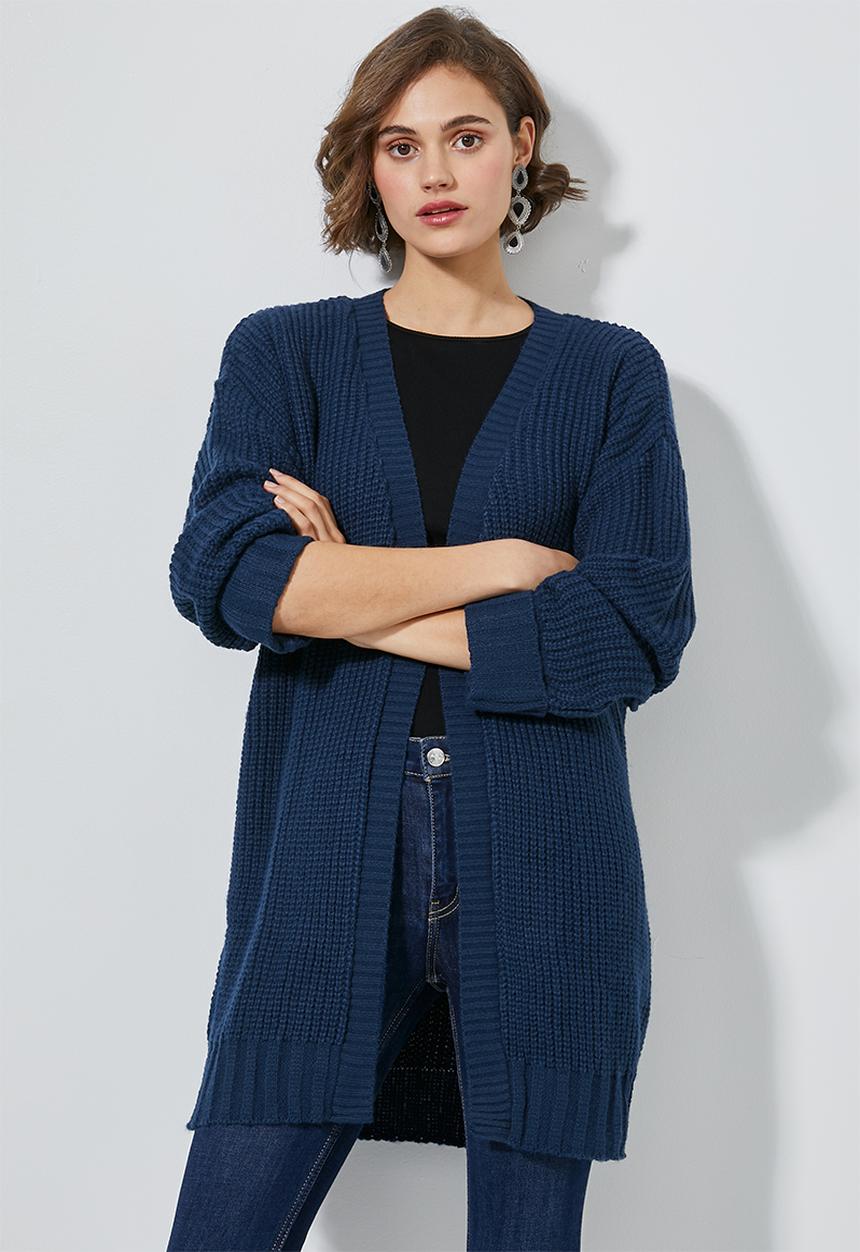 Superbalist - Chunky knit cardi - navy