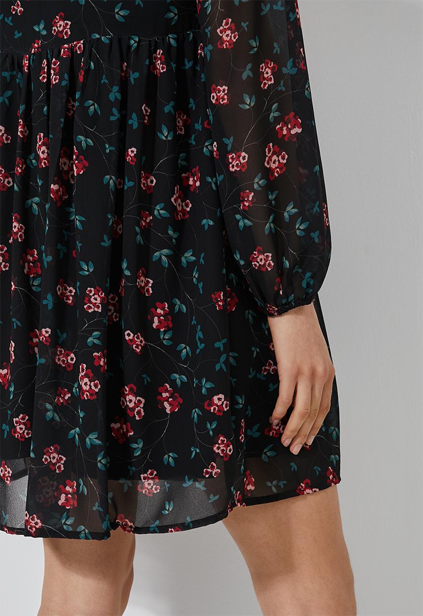 Superbalist - Chiffon babydoll dress - multi 