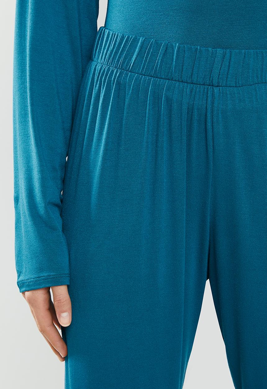 Superbalist - V-neck sleep top & pants set - teal