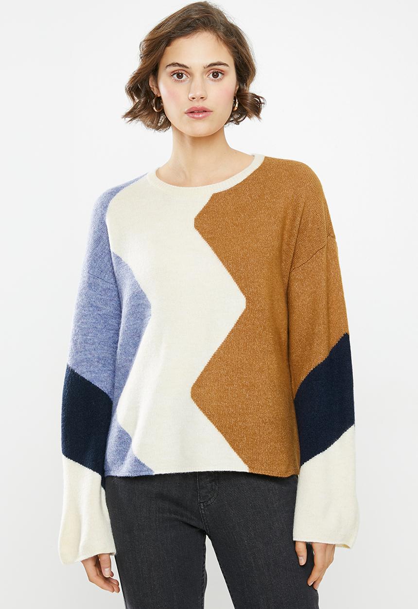 Vero Moda - Ranna block blouse - multi 