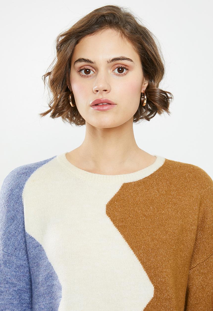 Vero Moda - Ranna block blouse - multi 