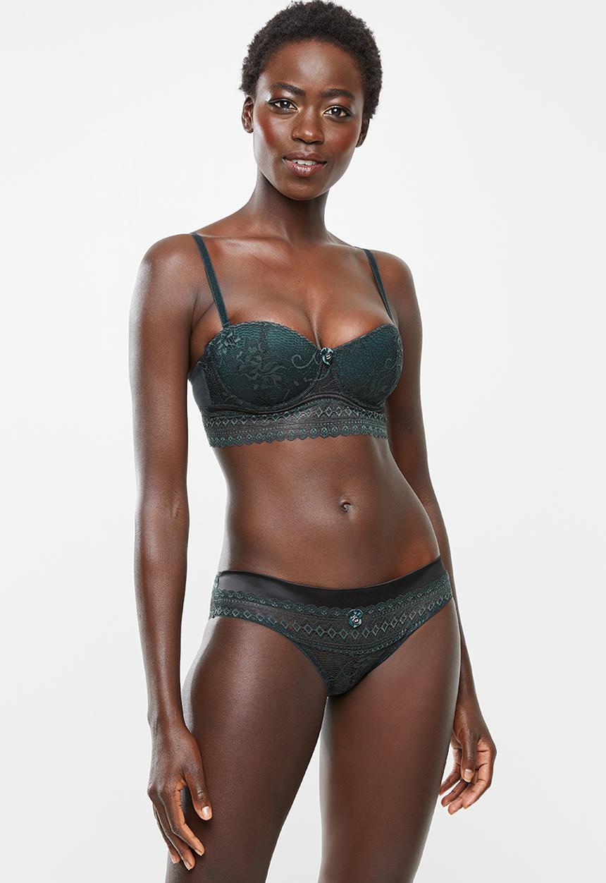 SISSY BOY - Lacey bikini brief - green