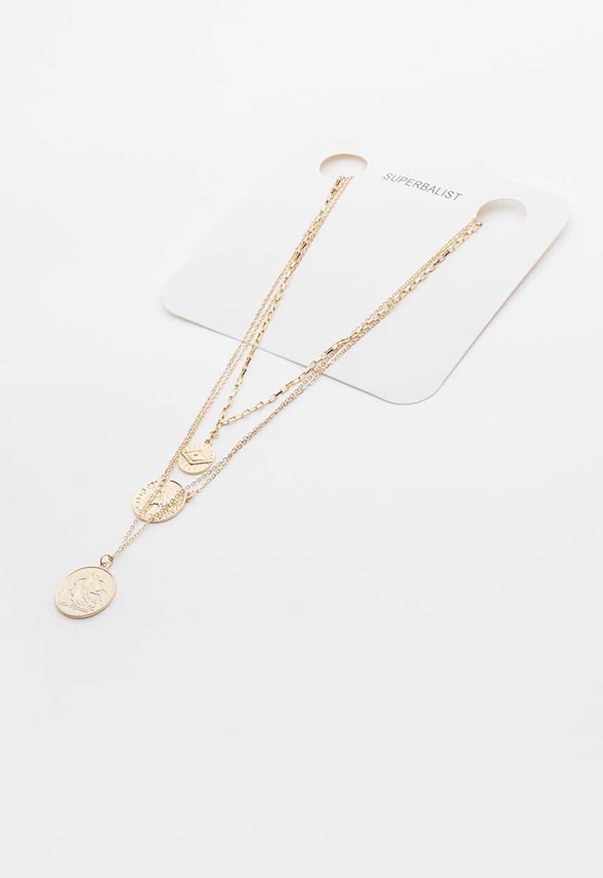 Superbalist - Nandi coin necklace - gold
