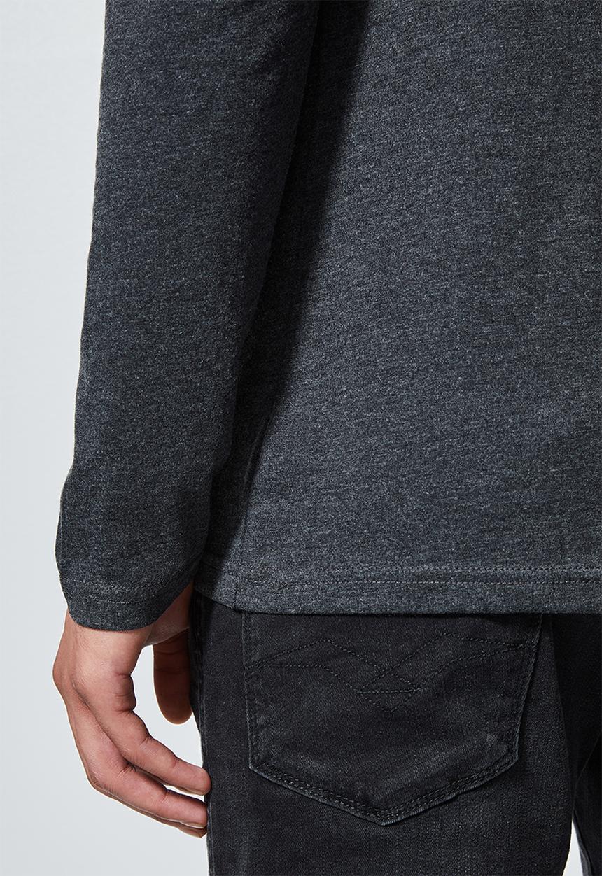 Superbalist - Plain crew neck 2 pack tees -  charcoal & fatigue green