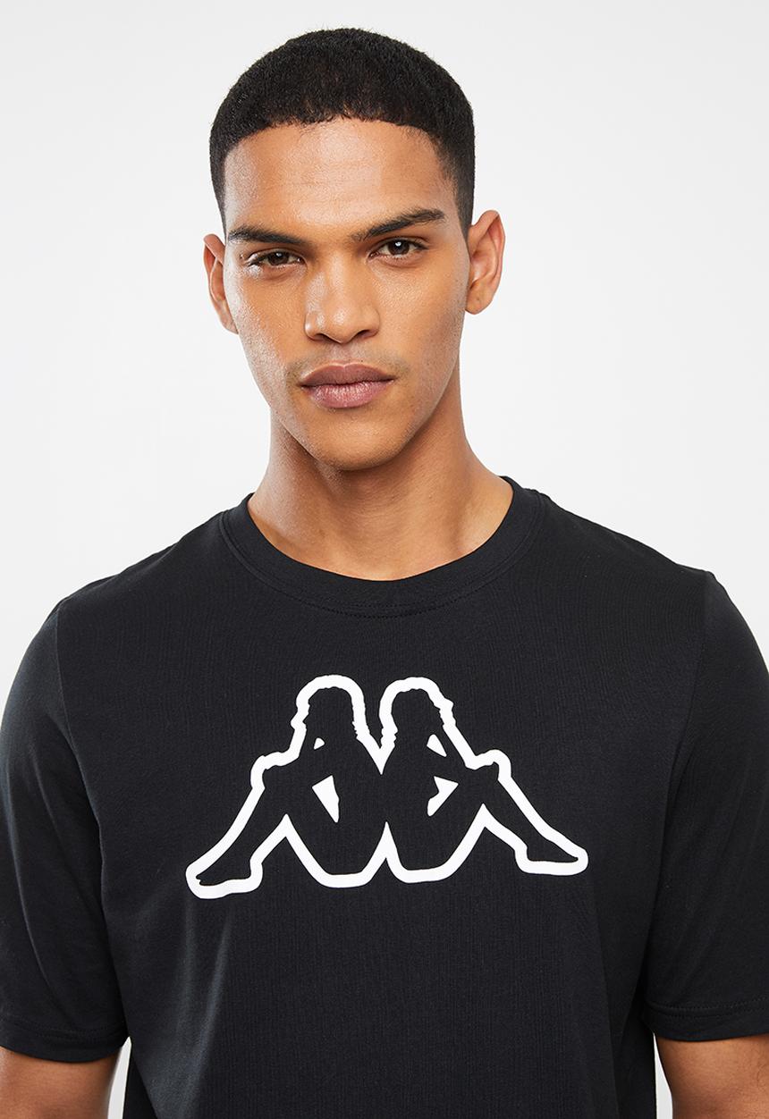 KAPPA - Logo crome tee - black