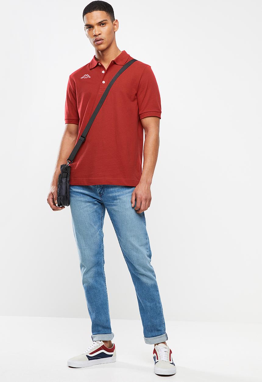 KAPPA - Logo life mss polo - red